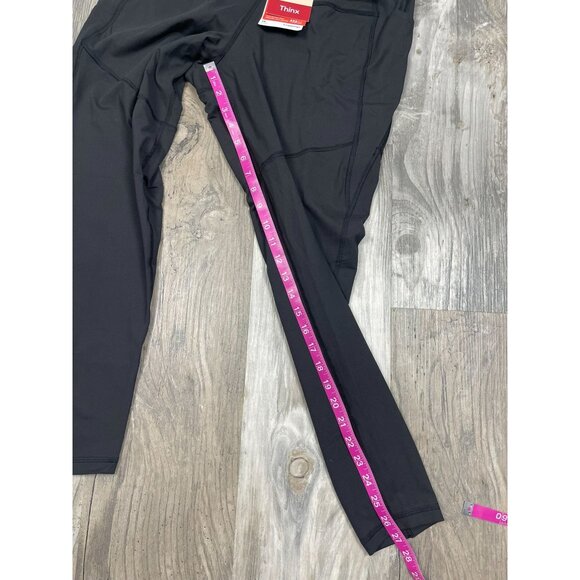 NEW Thinx Period Leggings 1X Moderate Absorption Black Pockets Athletic - Picture 11 of 11